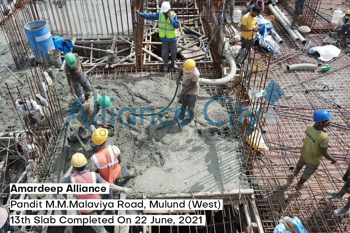 Amardeep Alliance Construction Update 13th Slab
