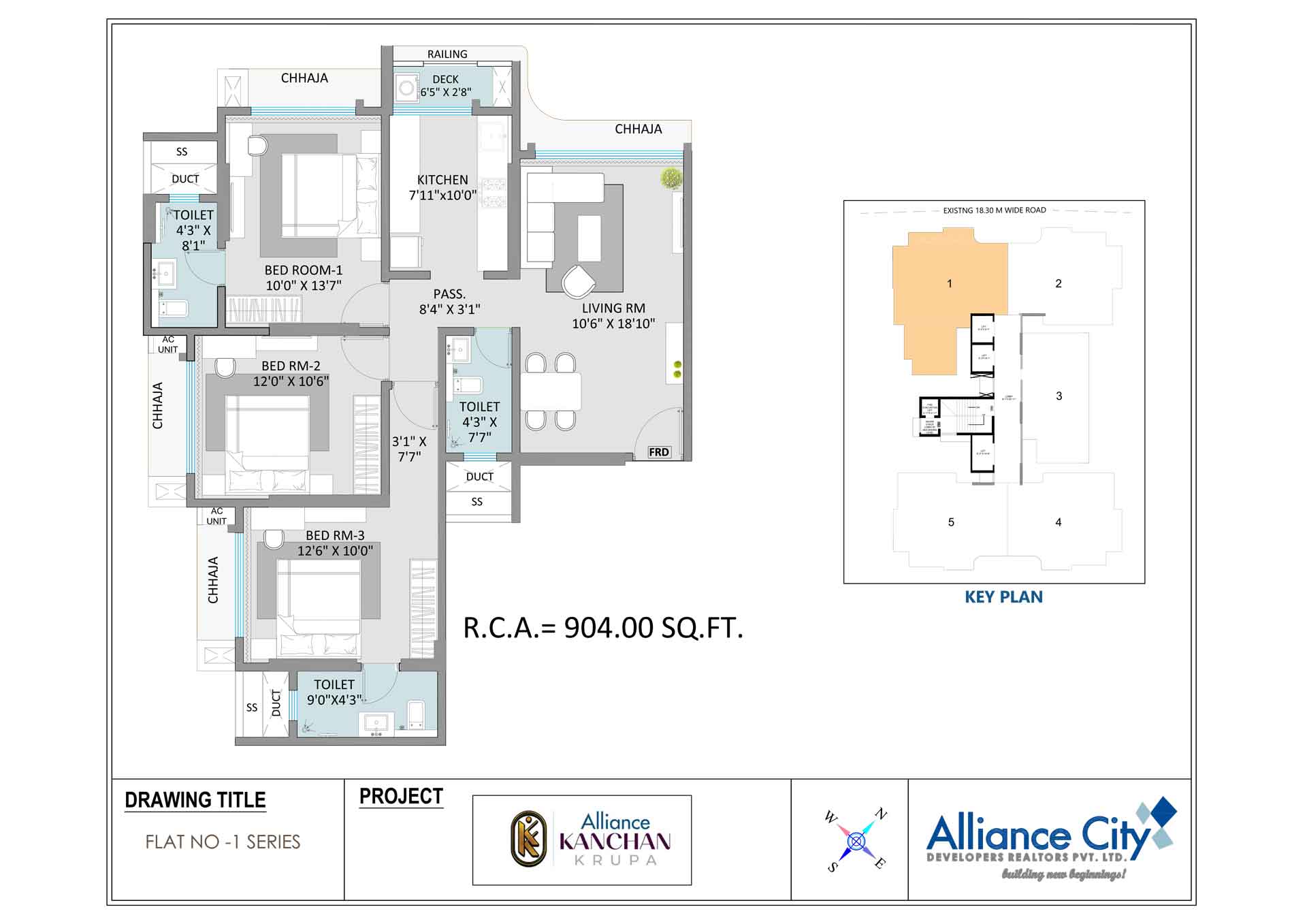 Alliance Kanchan Krupa - 3BHK