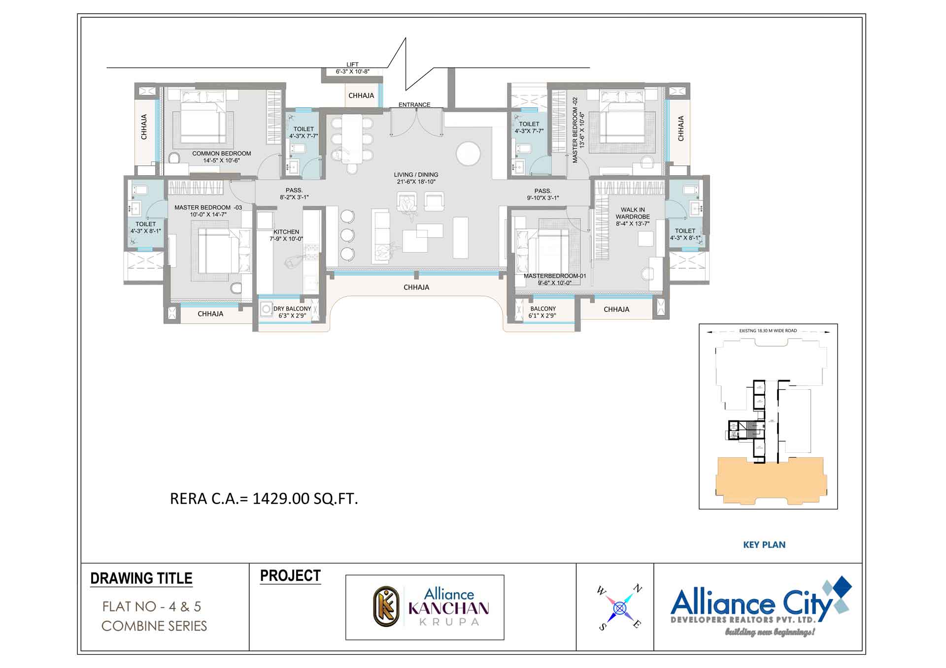 Alliance Kanchan Krupa - 4BHK