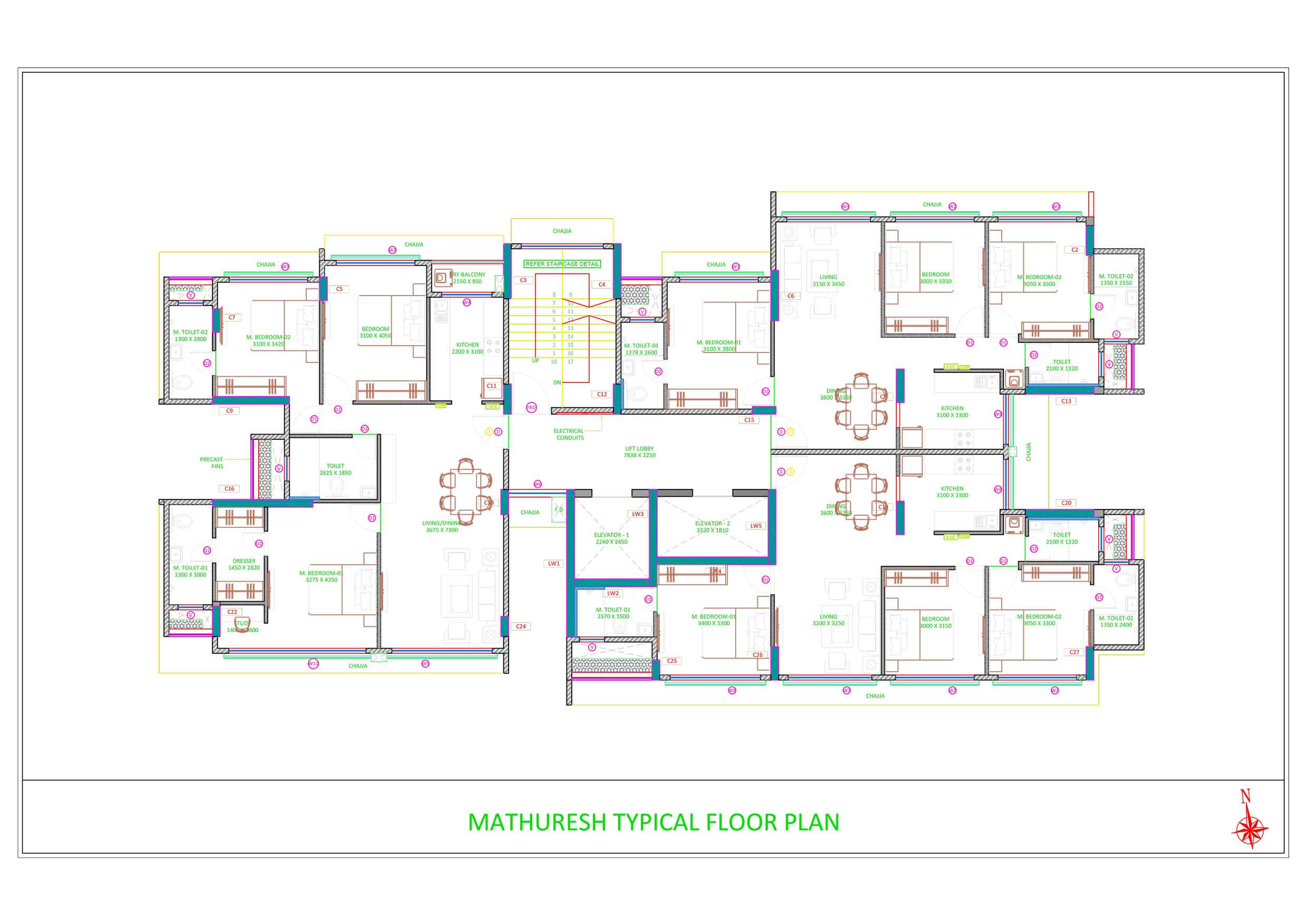 Alliance Mathuresh Typical Floor Plan