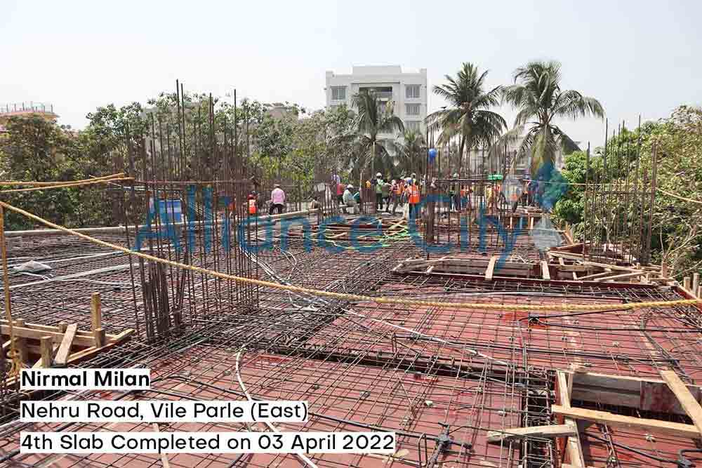 Nirmal Milan Construction Update 4th Slab Completed on 03 April 2022
