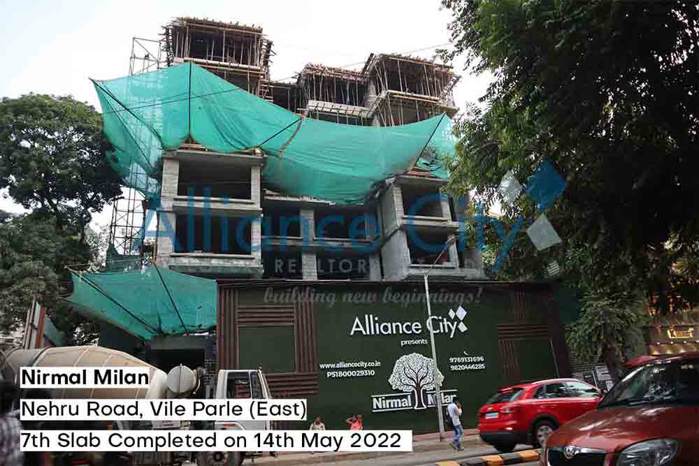 Nirmal Milan Construction Update 7th Slab Completed on 14 May 2022
