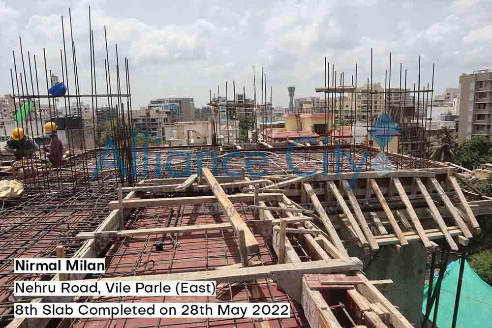 Nirmal Milan Construction Update 8th Slab Completed on 28 May 2022