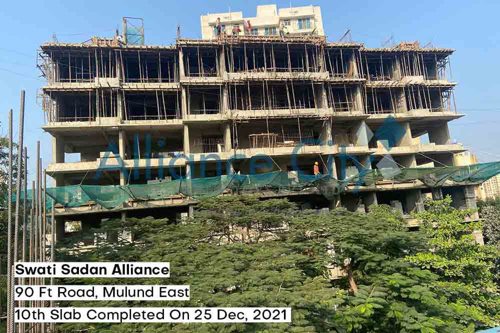 Swati Sadan Alliance Construction Update 10th Slab