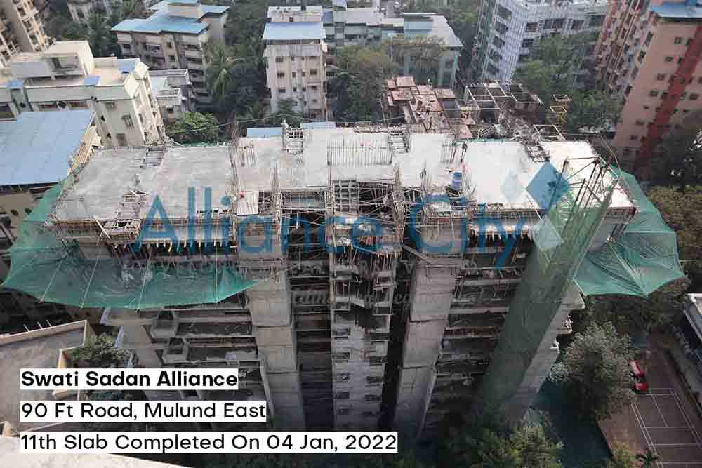 Swati Sadan Alliance Construction Update 11th Slab