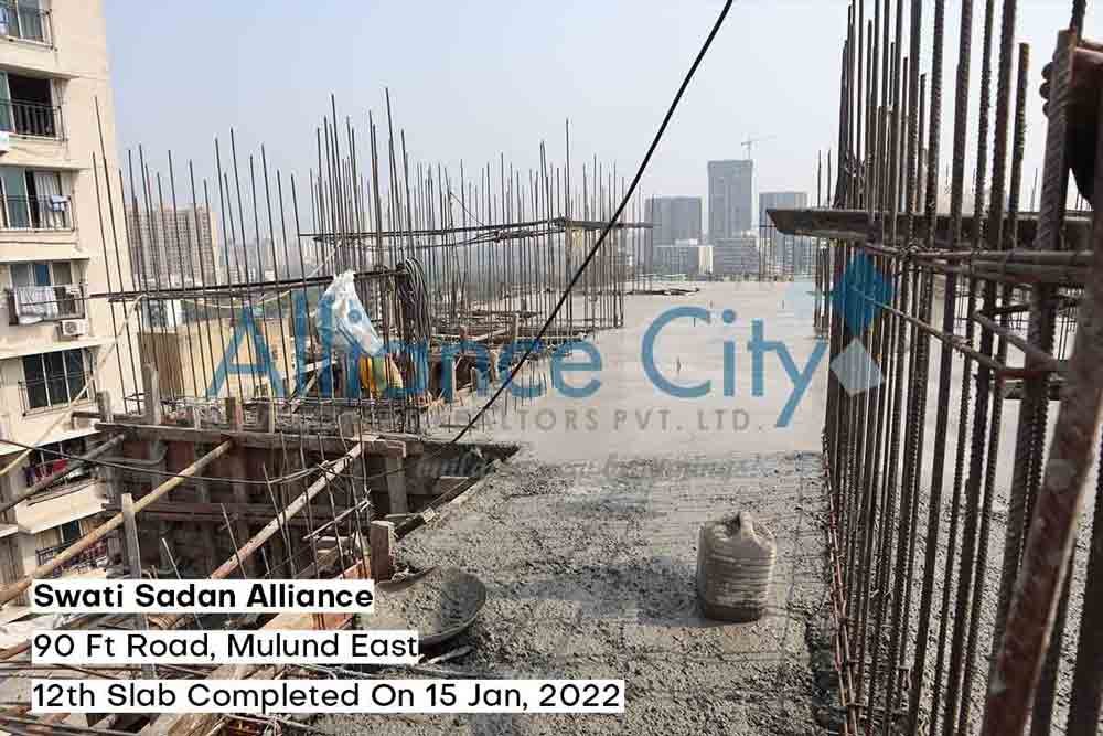 Swati Sadan Alliance Construction Update 12th Slab