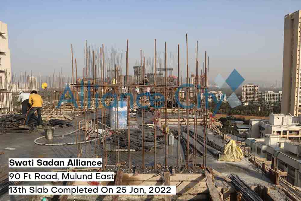 Swati Sadan Alliance Construction Update 13th Slab