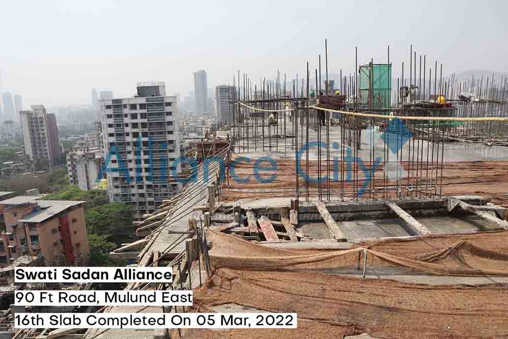 Swati Sadan Alliance Construction Update 16th Slab