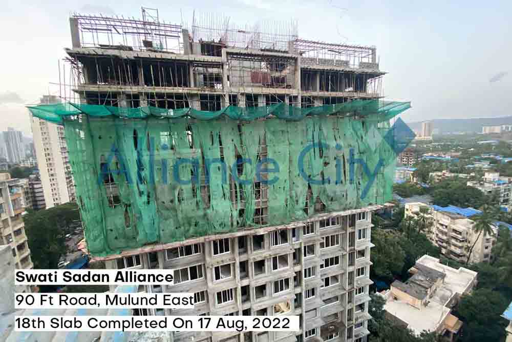 Swati Sadan Alliance Construction Update 18th Slab