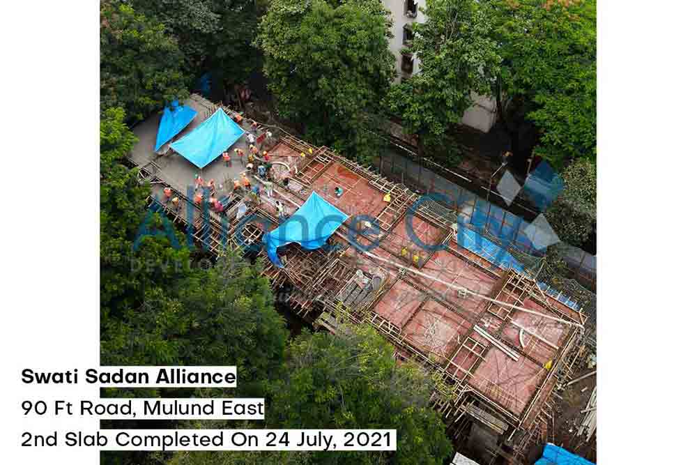 Swati Sadan Alliance Construction Update 2nd Slab