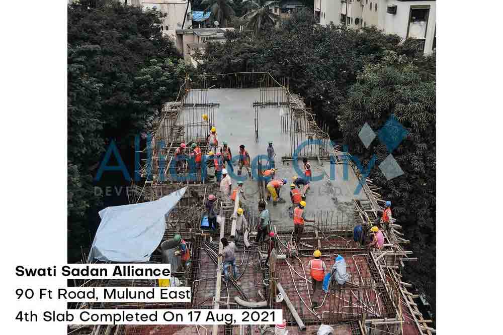 Swati Sadan Alliance Construction Update 4th Slab