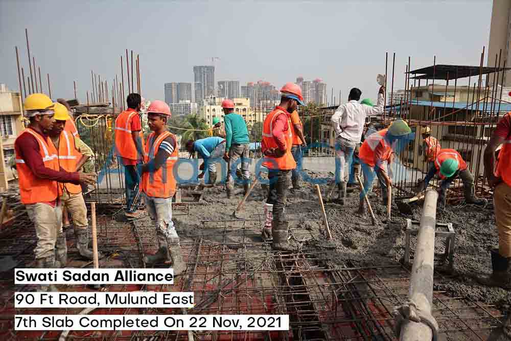 Swati Sadan Alliance Construction Update 7th Slab