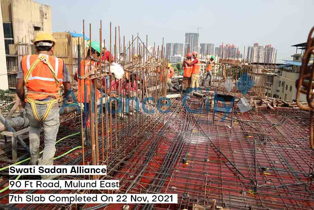Swati Sadan Alliance Construction Update 7th Slab