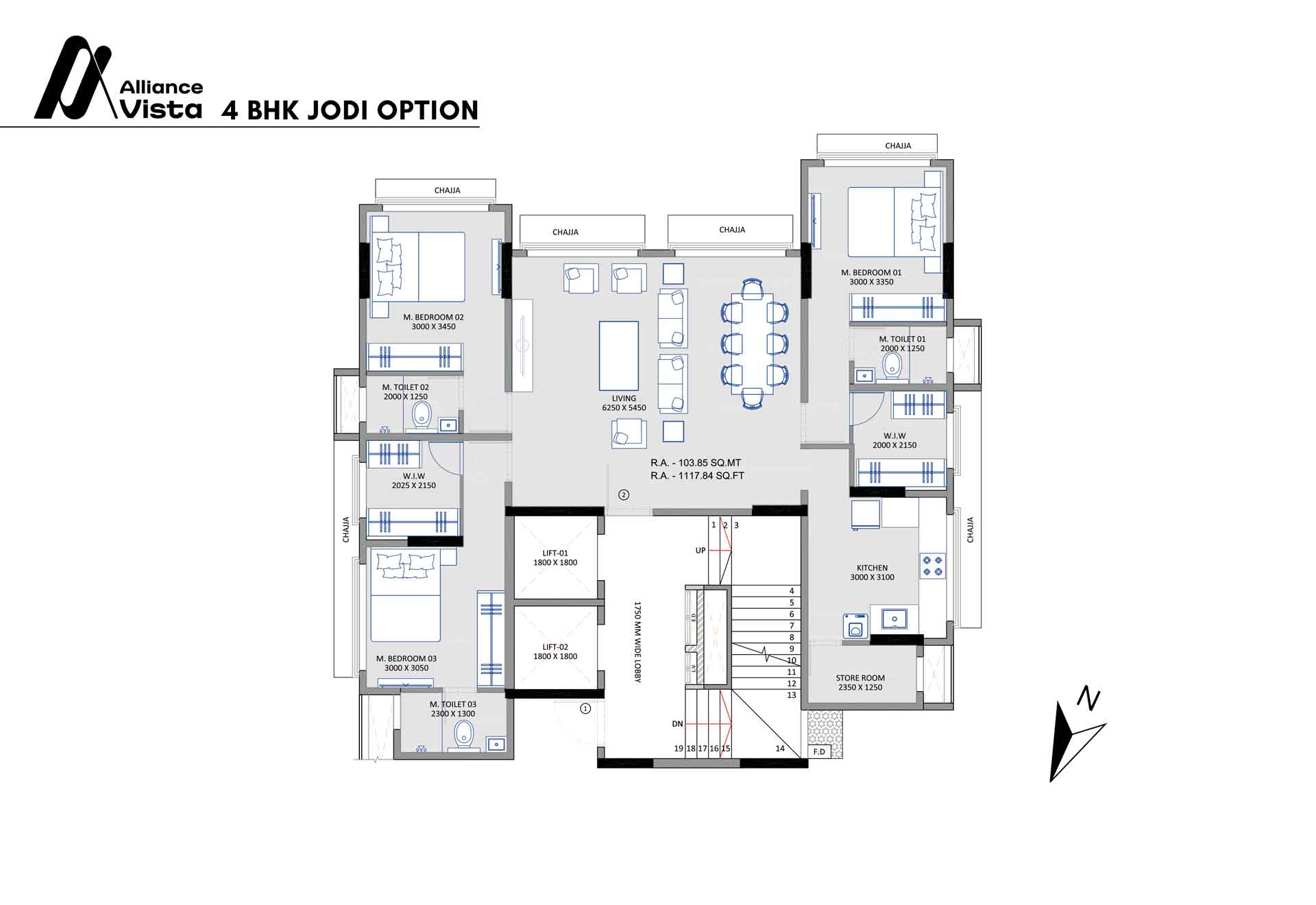 Alliance Vista - 4BHK